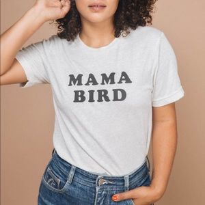 The bee & the fox unisex mama bird tee